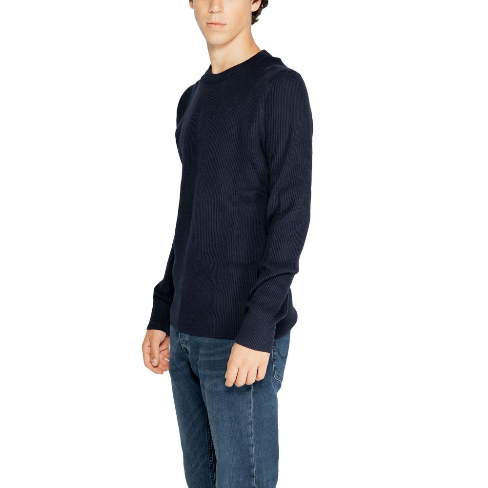 Jack Jones Blue Recycled Polyester Sweater