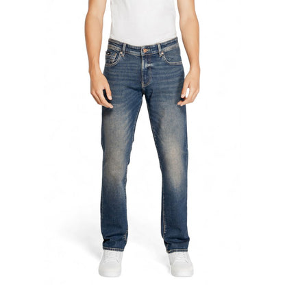 Gas Blue Cotton Jeans & Pant