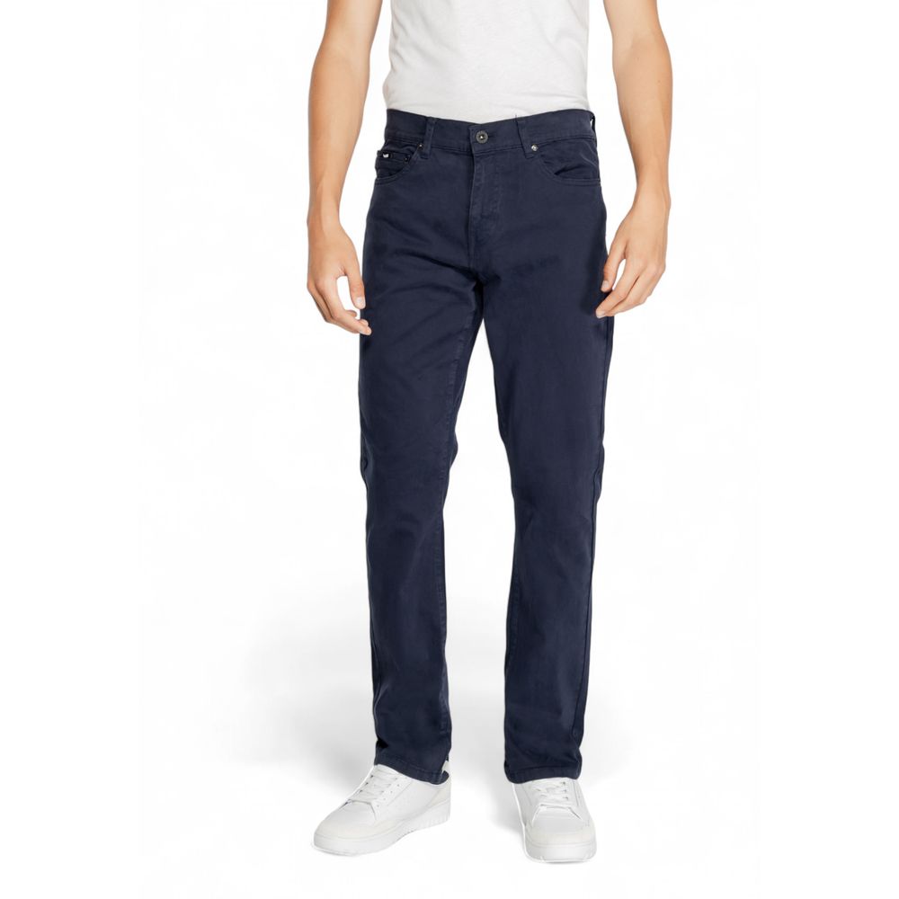 Gas Blue Cotton Jeans & Pant