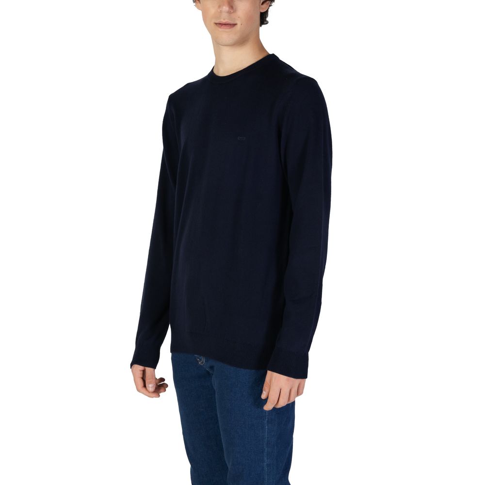 Gas Blue Cotton Sweater