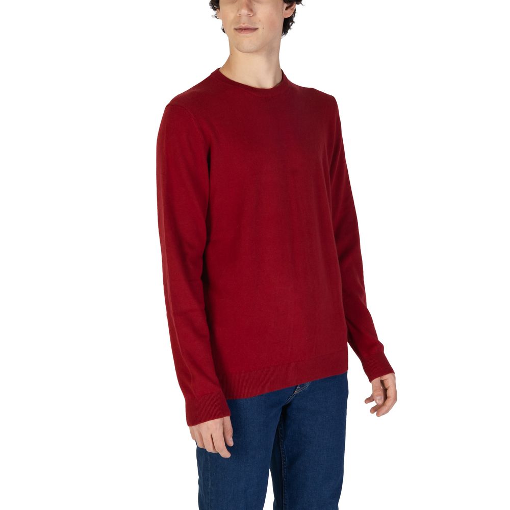 Gas Red Cotton Sweater