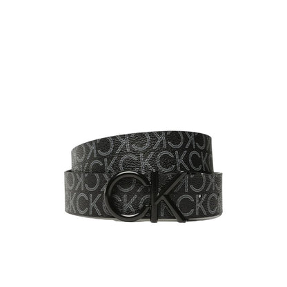 Calvin Klein Black Recycled Polyester Belt