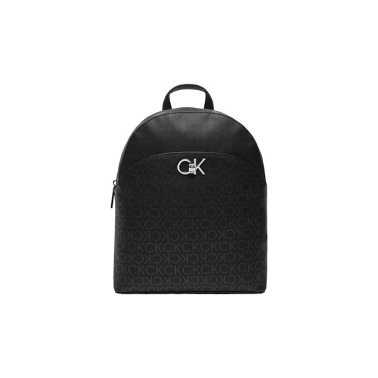 Calvin Klein Black Polyethylene Backpack