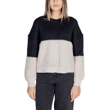 Only Black Polyester Sweater