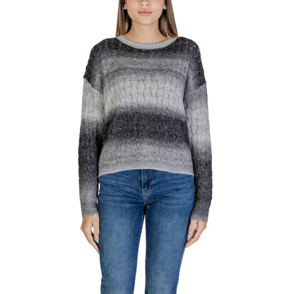 Sandro Ferrone Gray Acrylic Sweater