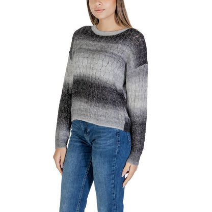 Sandro Ferrone Gray Acrylic Sweater