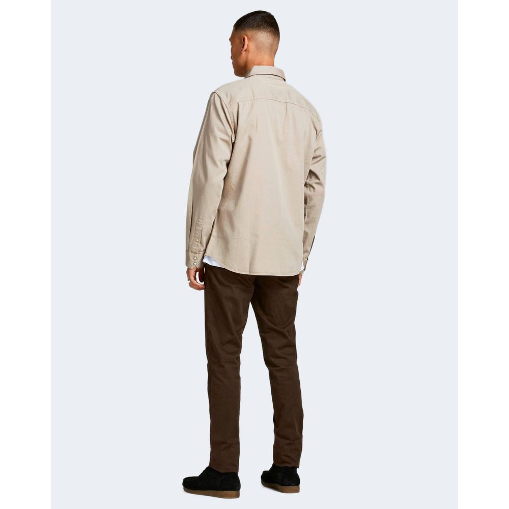 Jack Jones Beige Jeans Shirt