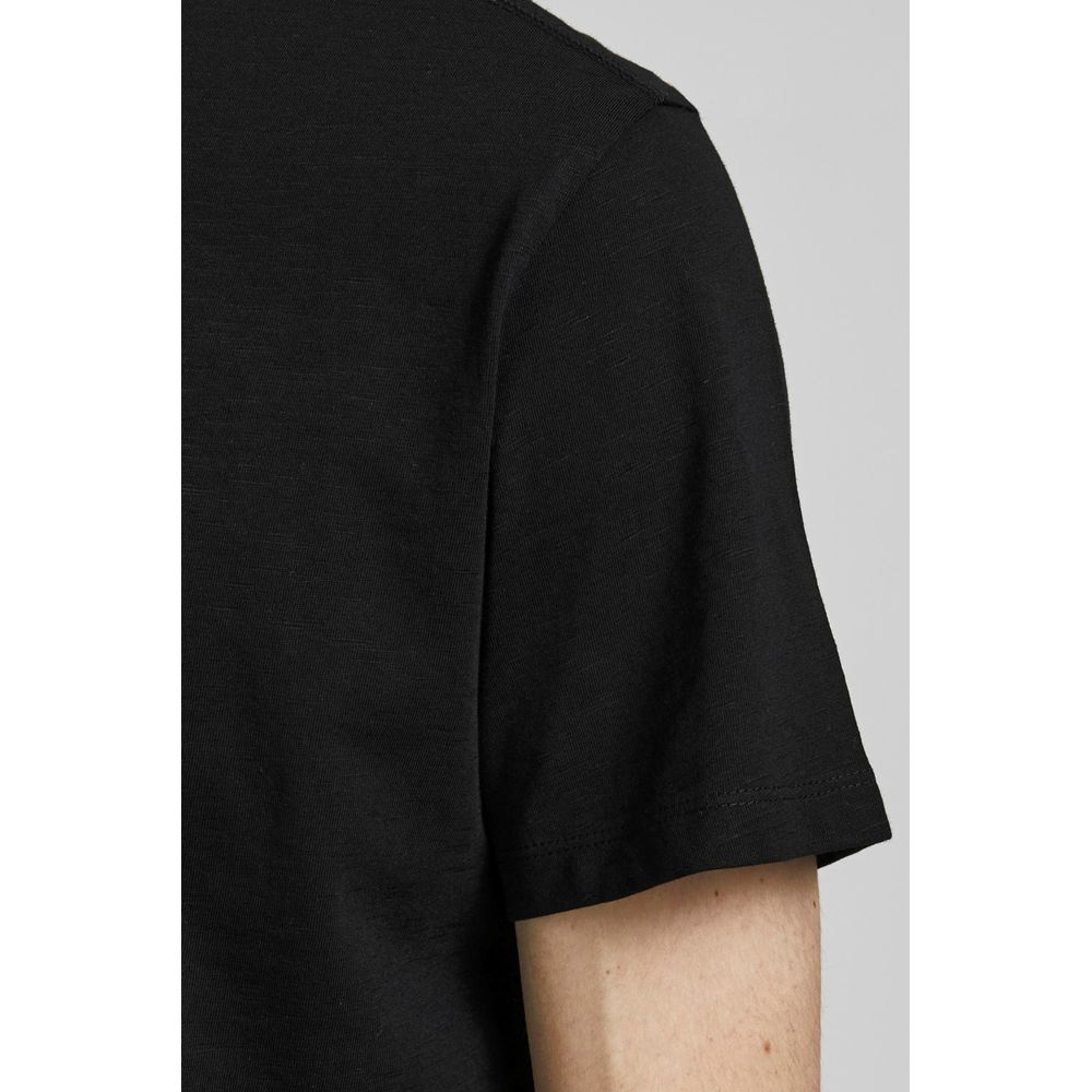 Jack Jones Black Organic Cotton T-Shirt