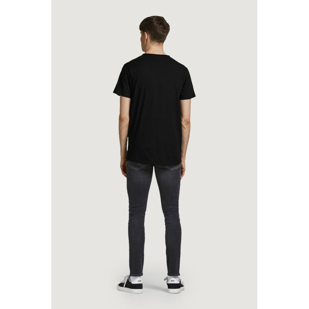 Jack Jones Black Organic Cotton T-Shirt