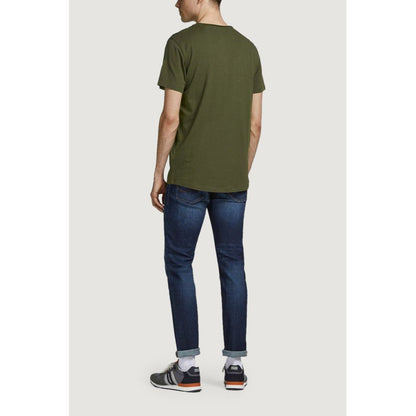 Jack Jones Green Organic Cotton T-Shirt