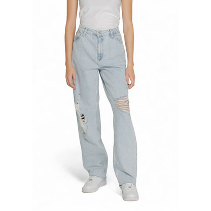 Calvin Klein Jeans Light Blue Cotton Jeans & Pant