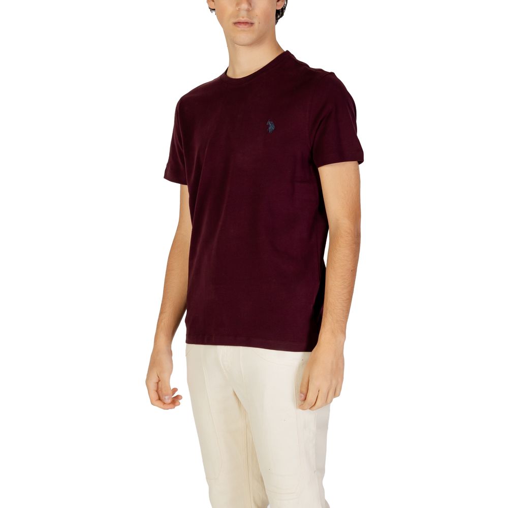 U.S. POLO ASSN. Bordeaux Cotton T-Shirt