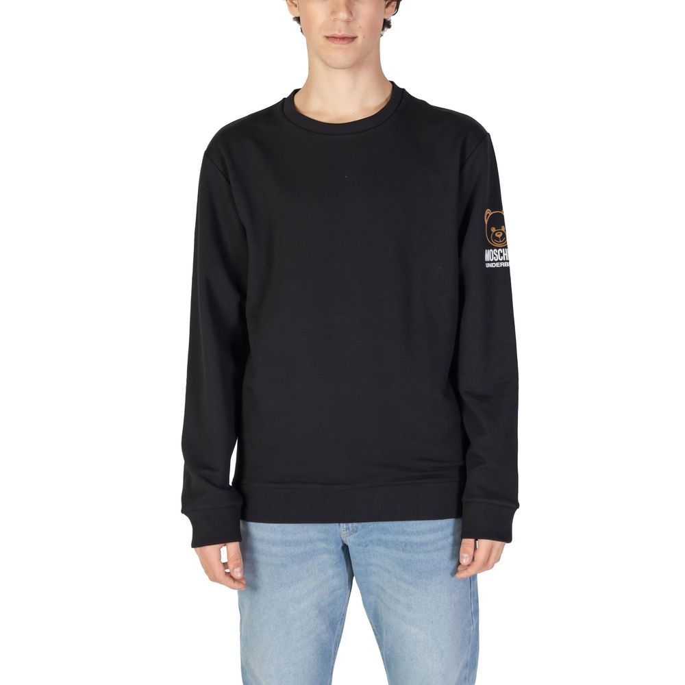 Moschino Black Cotton Sweater