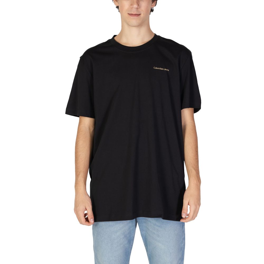 Calvin Klein Jeans Black Cotton T-Shirt