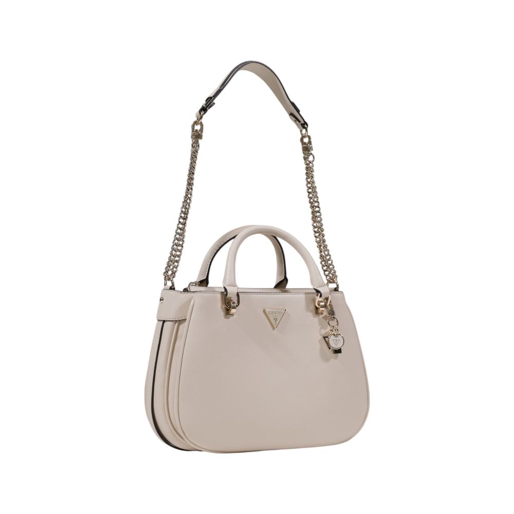 Guess Cream Polyethylene Handbag