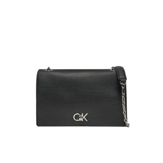 Calvin Klein Black Recycled Polyester Handbag