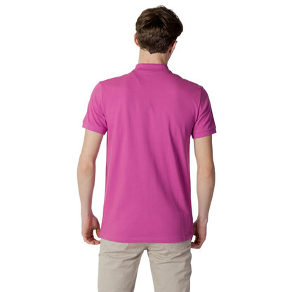 Peuterey Pink Cotton Polo Shirt