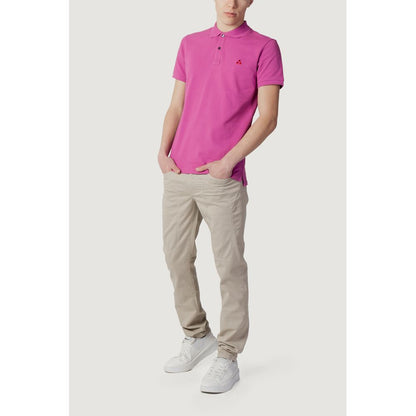 Peuterey Pink Cotton Polo Shirt