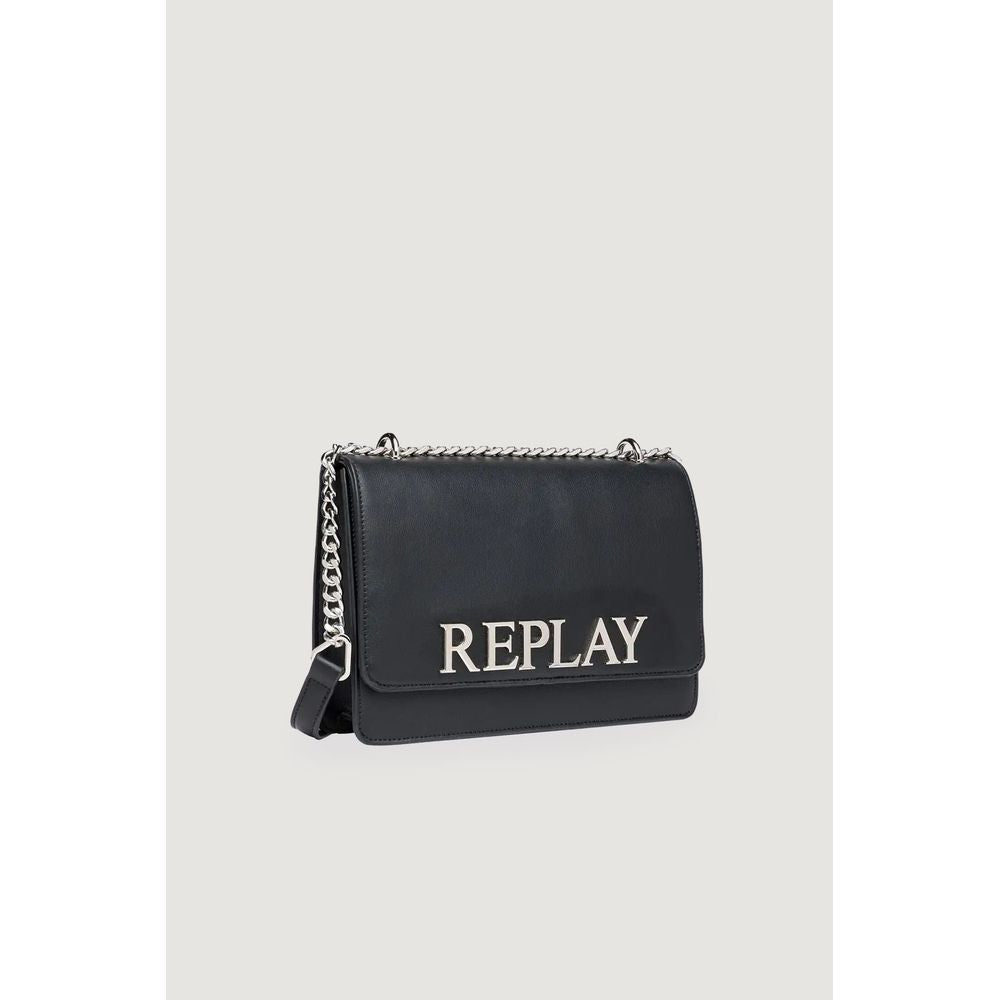 Replay Black Polyethylene Handbag