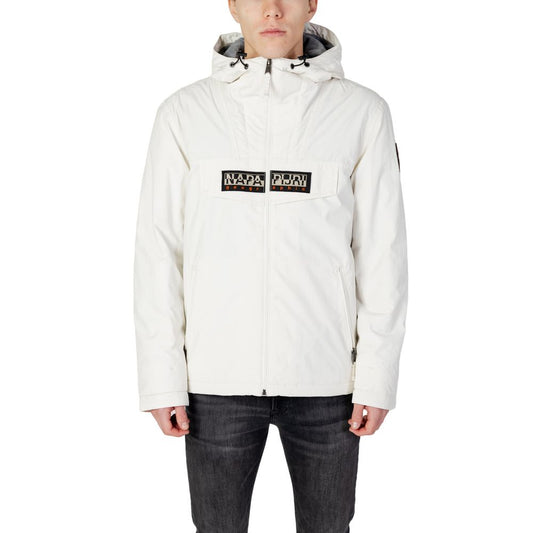 Napapijri White Polyamide Jacket