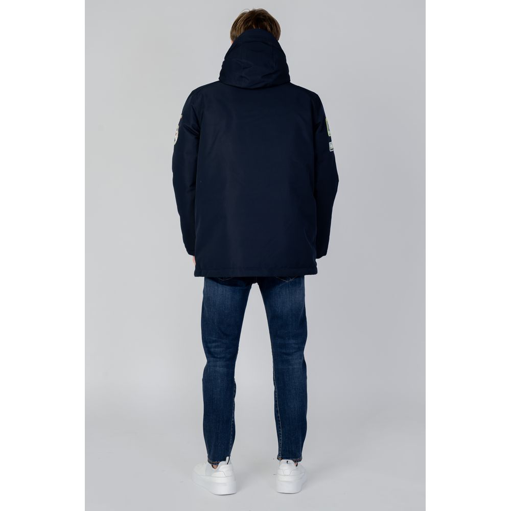 Napapijri Blue Polyester Jacket