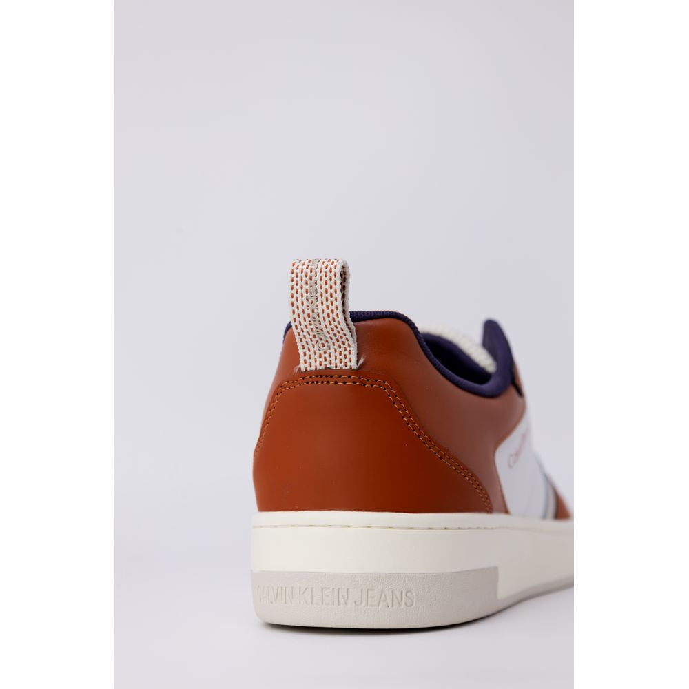 Calvin Klein Jeans Brown Leather Sneaker