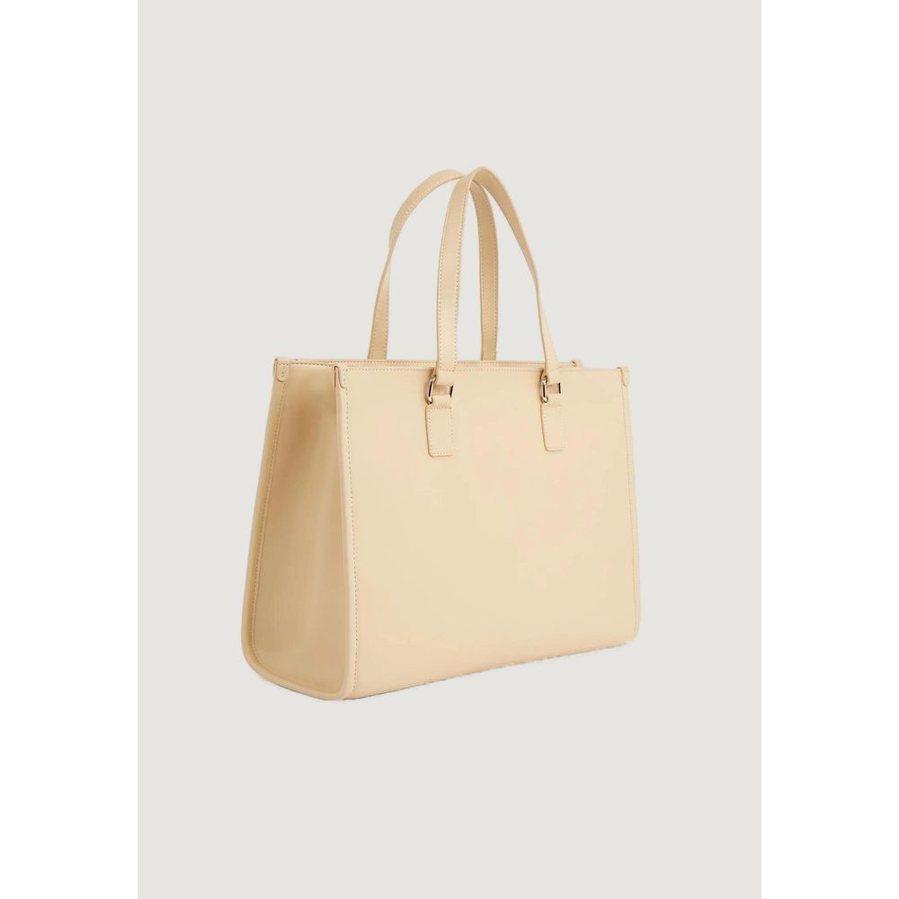 Tommy Hilfiger Beige Polyethylene Handbag