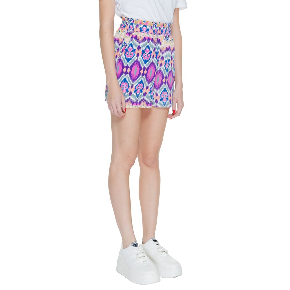 Only Multicolor Recycled Polyester Short