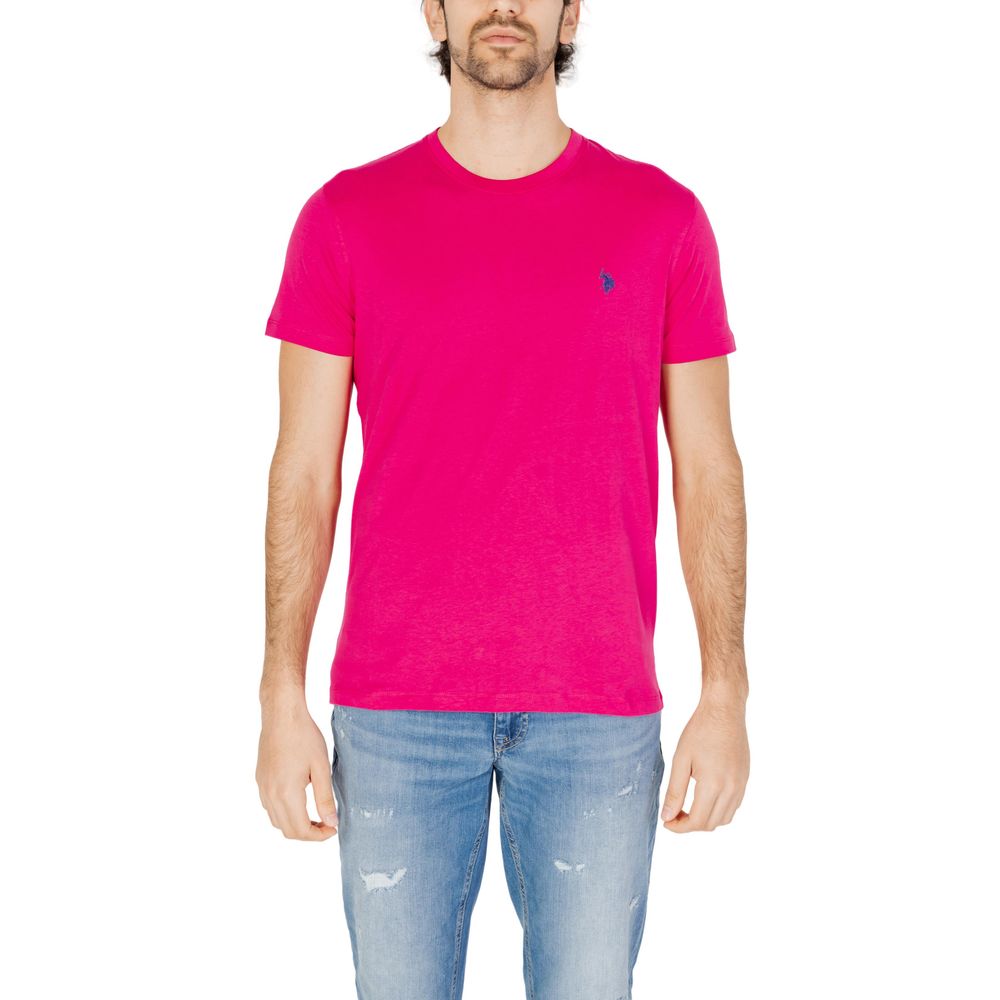 U.S. POLO ASSN. Pink Cotton T-Shirt