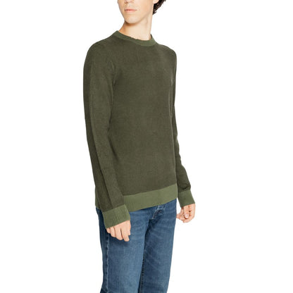 Jack Jones Green Cotton Sweater