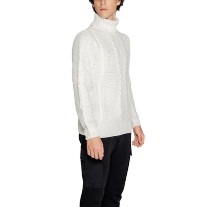 Gianni Lupo White Polyester Sweater