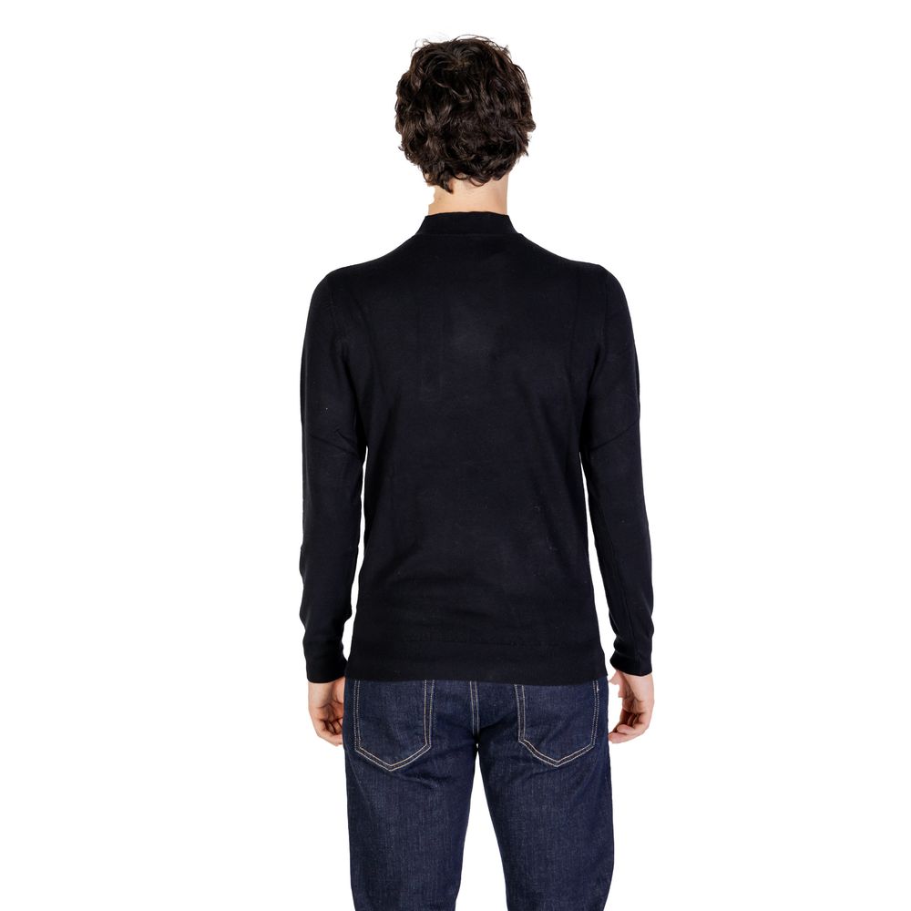 Gianni Lupo Black Polyester T-Shirt