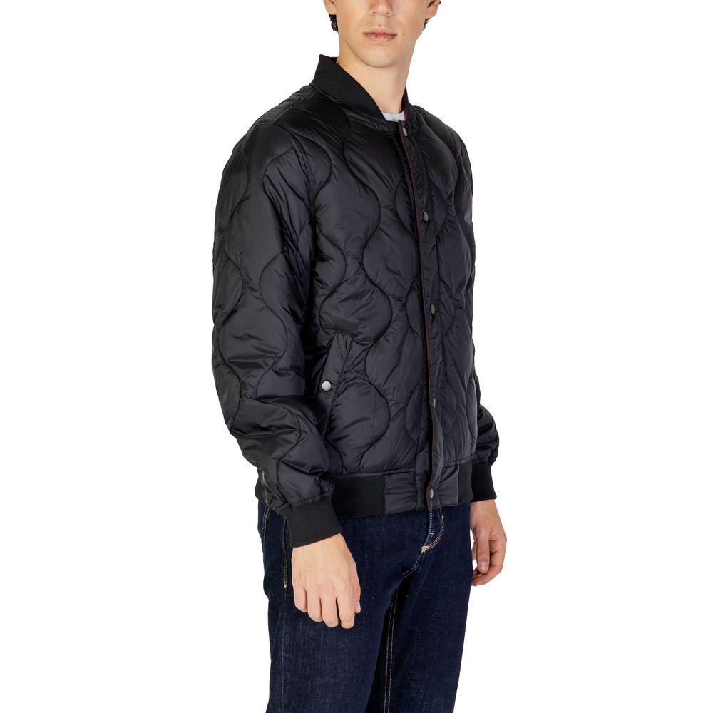 Gianni Lupo Black Polyamide Jacket