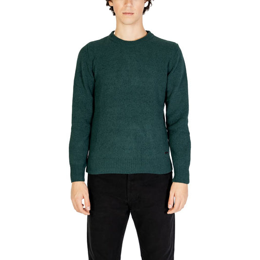 Gianni Lupo Green Polyester Sweater