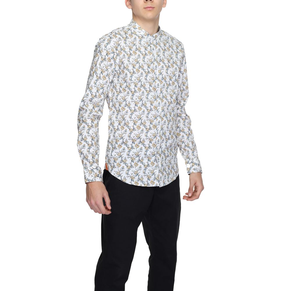 Gianni Lupo Cream Cotton Shirt