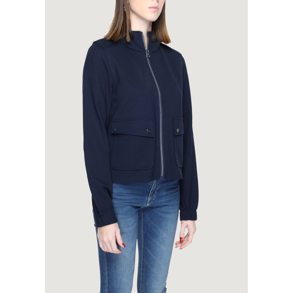 Street One Blue Viscose Jackets & Coat