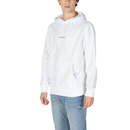 Calvin Klein Jeans White Cotton Sweater