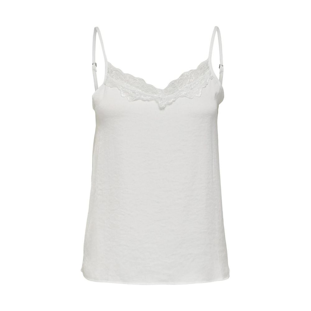 Jacqueline De Yong White Polyester Tops & T-Shirt