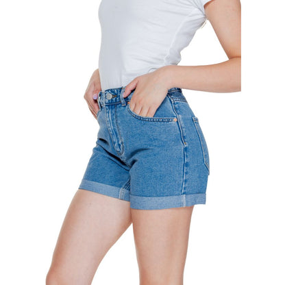 Vero Moda Light Blue Cotton Short