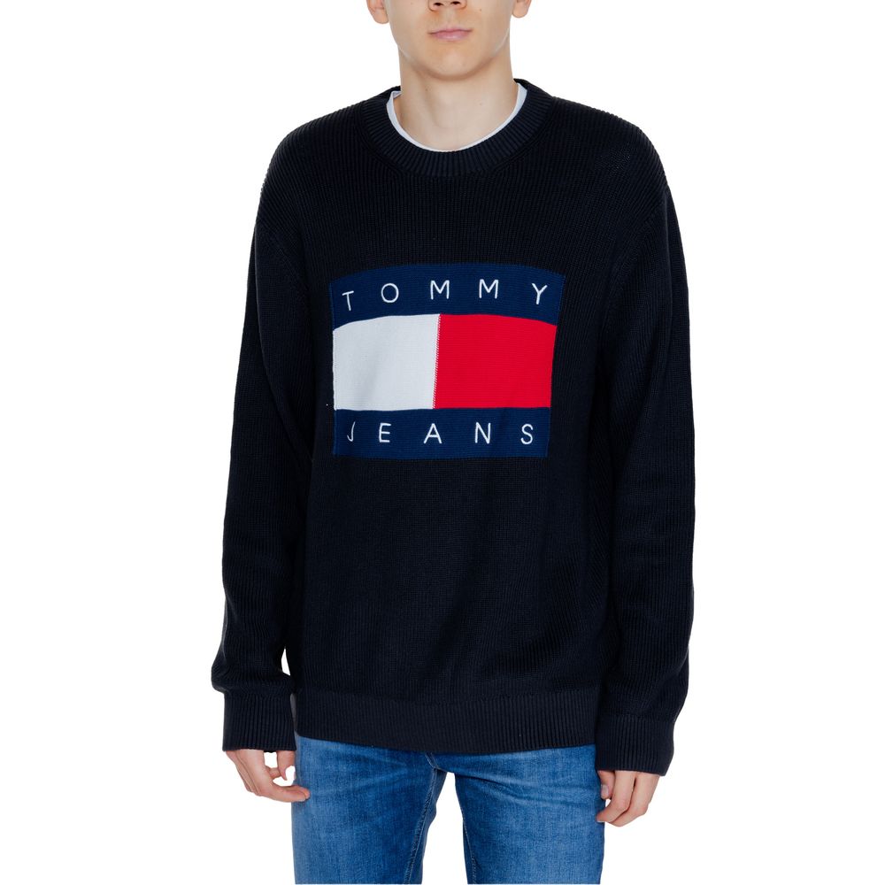 Tommy Hilfiger Jeans Black Organic Cotton Sweater