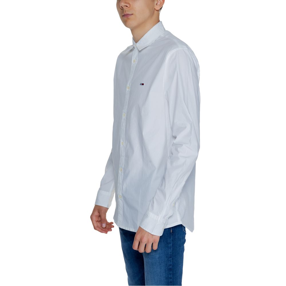 Tommy Hilfiger Jeans White Cotton Shirt