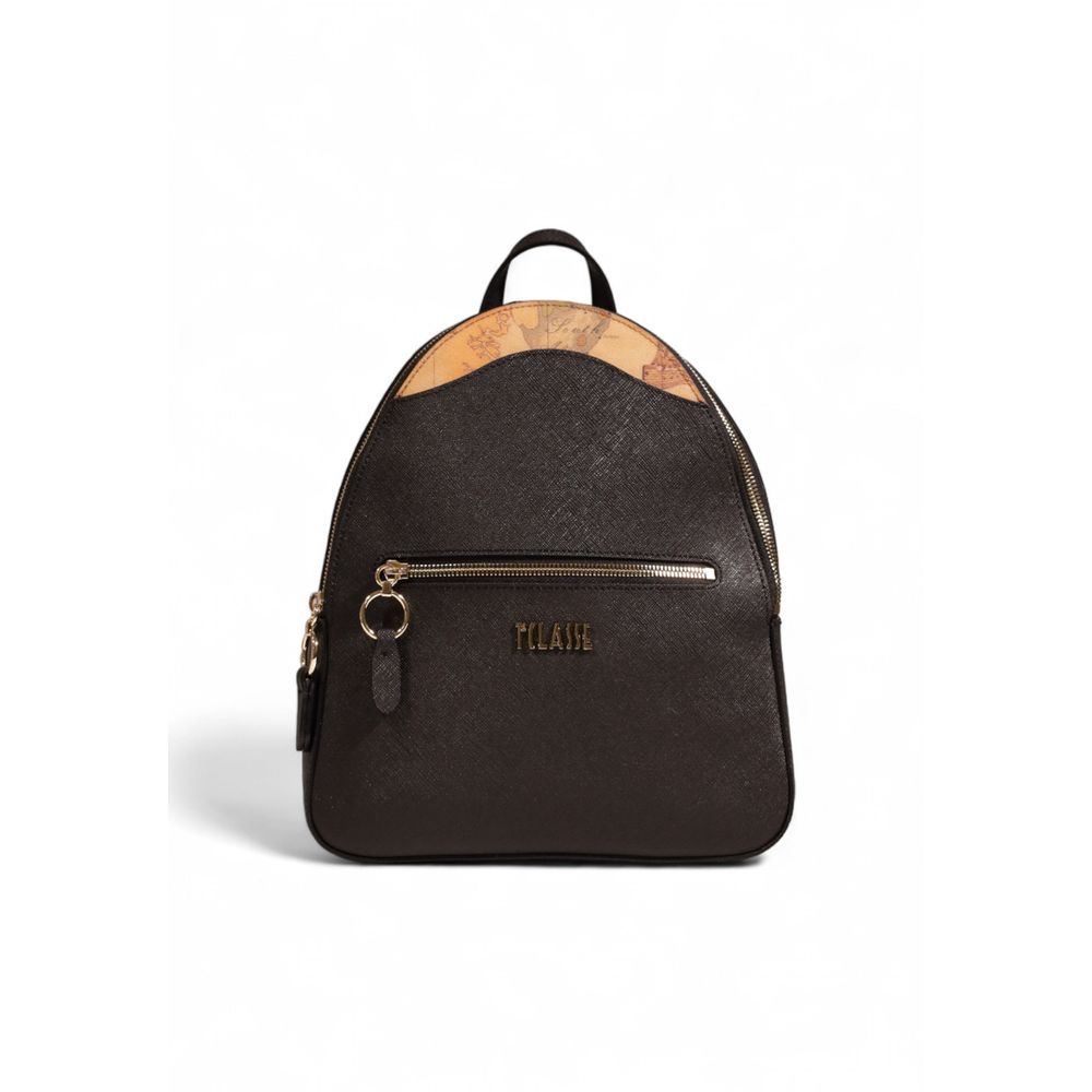 Alviero Martini Prima Classe Black Polyethylene Backpack