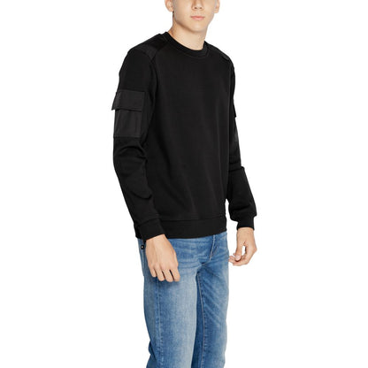 Antony Morato Black Cotton Sweater