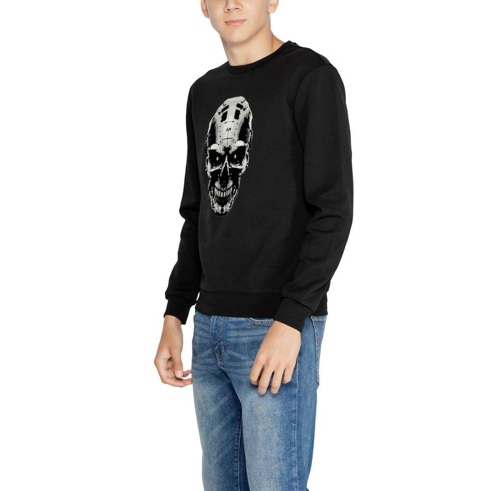 Antony Morato Black Cotton Sweater