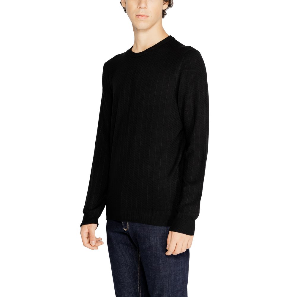 Antony Morato Black Viscose Sweater