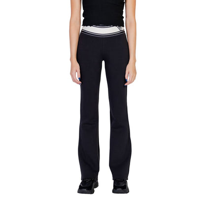 Guess Active Black Cotton Jeans & Pant