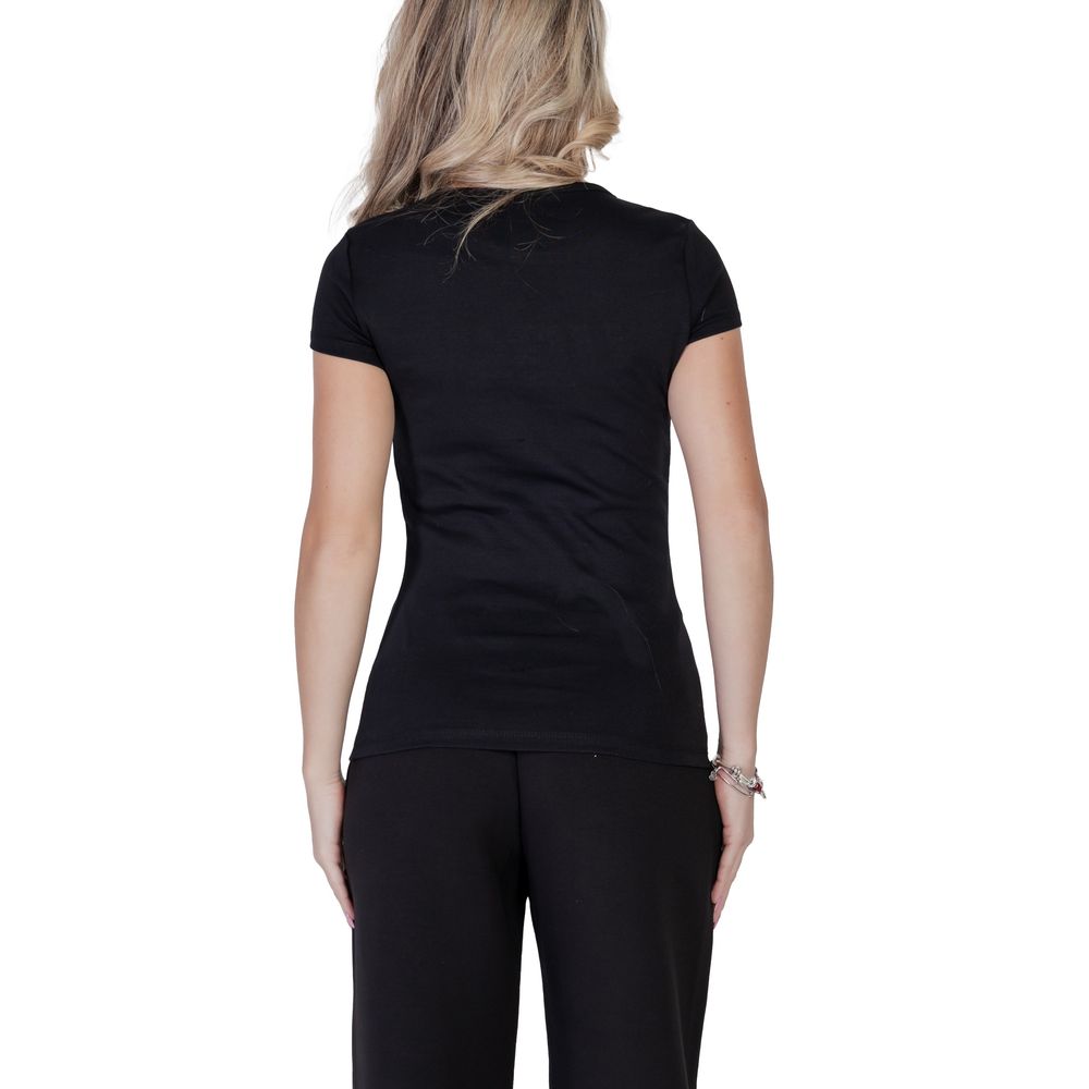 Guess Active Black Cotton Tops & T-Shirt