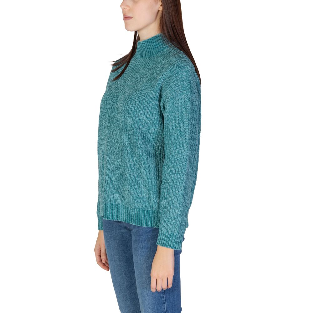 Jacqueline De Yong Turquoise Polyester Sweater