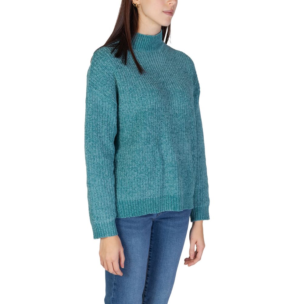 Jacqueline De Yong Turquoise Polyester Sweater