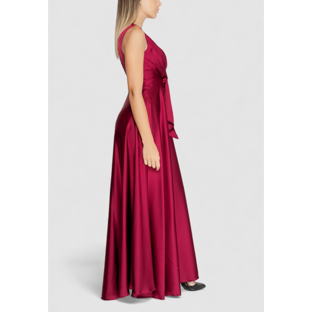 Rinascimento Bordeaux Polyester Dress